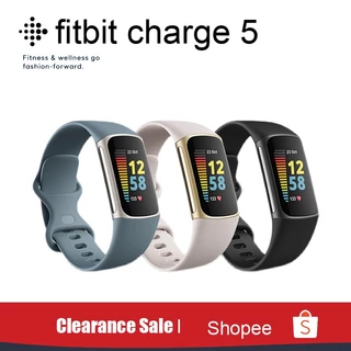 Fitbit Charge 5 สมาร์ทวอทช์ วัดอัตราการเต้นของหัวใจ ECG กันน้ํา IOS Android GPS