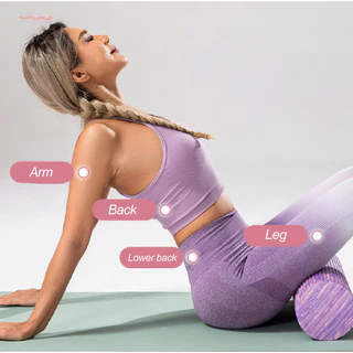 Sunnyfit ลูกกลิ้งโฟม EVA โยคะ Roller 30/45/60/90 ซม.นวดจุด Fantastic สี Roller ฟิตเนส Gym ผ่อนคลายกล้ามเนื้อ