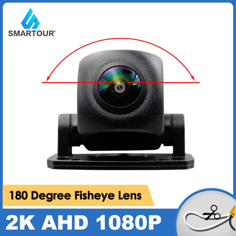 Smartour AHD กล้องมองหลัง 170 องศา 720P 1080P เลนส์ฟิชอาย มองเห็นที่มืด สําหรับจอดรถยนต์