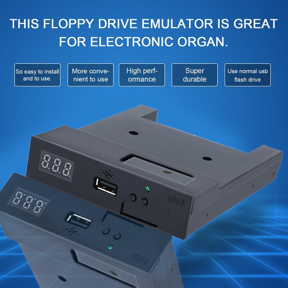 Floppy Drive Emulator คีย์บอร์ดอิเล็กทรอนิกส์ ติดตั้งง่าย U Disk U1000K