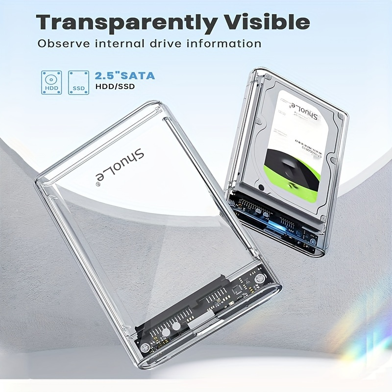 #กล่องหุ้มฮาร์ดไดรฟ์ #ความเร็วสูง5Gbps #SATA #เข้ากันได้สากล #ใช้งานง่าย