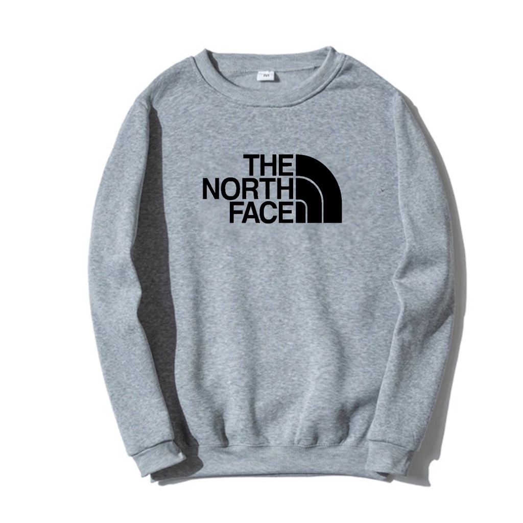 เสื้อกันหนาว คอกลม พิมพ์ลายโลโก้ TNF สวมใส่สบาย สไตล์คลาสสิก สําหรับผู้ชาย และคู่รัก