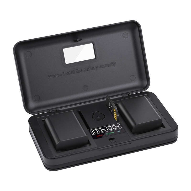 Palo ที่ชาร์จแบตเตอรี่กล้อง NP-FW50 สําหรับ Sony A6400 A6300 A6100 A6000 A7 A7R A7S || ZV-E10