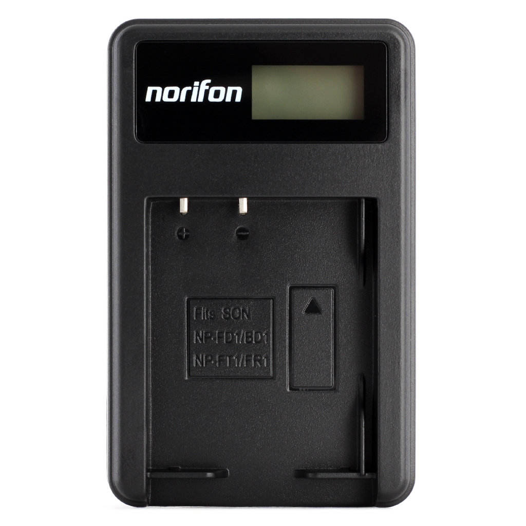 Norifon NP-BD1 LCD USB Charger สําหรับ Sony Cyber-shot DSC-P100, DSC-P120, DSC-P150, DSC-P200