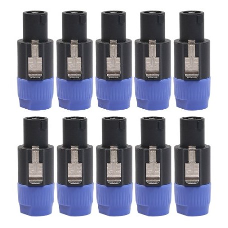 อุปกรณ์เชื่อมต่อลําโพง NL4FC 4Pin 4Pole 10 ชิ้น