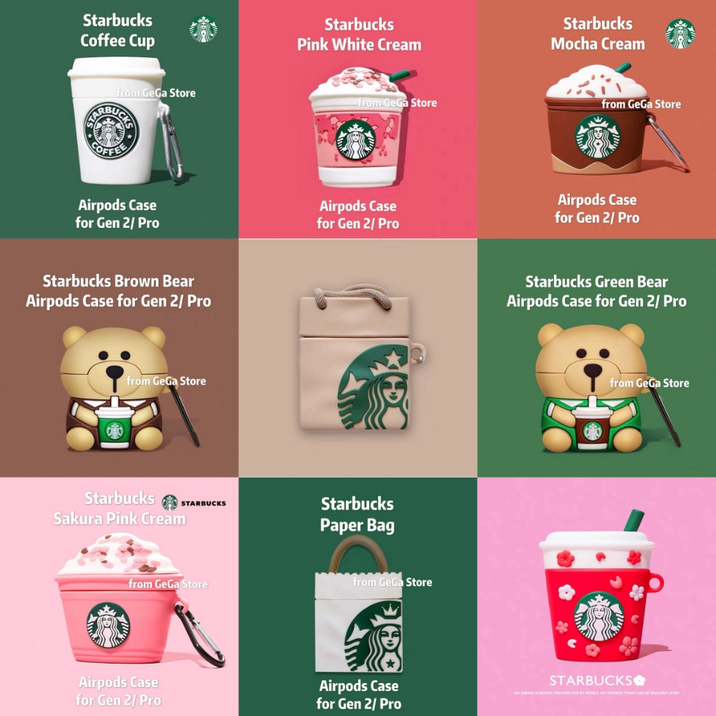 ถ้วยกาแฟ Airpods Case Simple Airpods 3 Case Cute Airpods Pro 2 Case Colourful Airpods 2 Case Pearl A