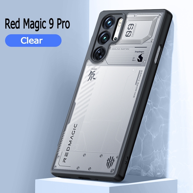 ปลอกสําหรับ ZTE nubia Red Magic 9 9s Pro Plus กรณีโปร่งใสฝาครอบโทรศัพท์กันกระแทกป้องกันกรณีสําหรับ Red Magic 8 8S 9 Pro +