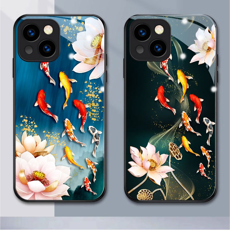 เคสโทรศัพท์มือถือแบบแก้ว กันกระแทก กันฝุ่น Diy สําหรับ iPhone 11 pro 14 14Promax 15 15Promax 6s plus 13 12 mini XS max XR 7plus 8 SE X