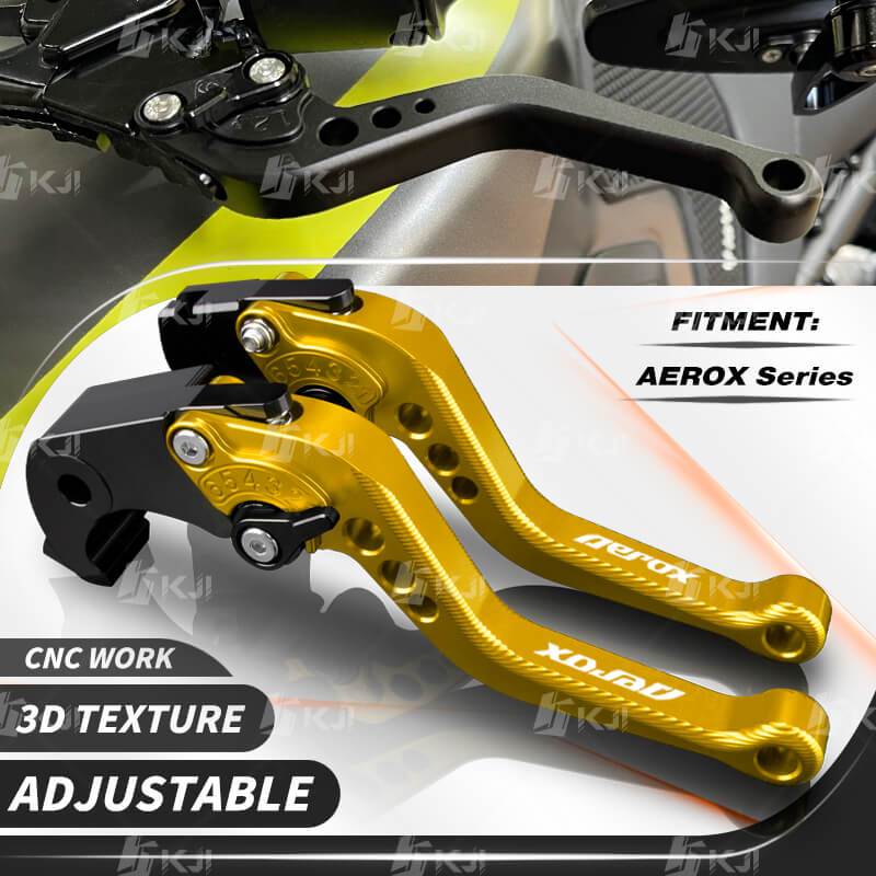 ชุดก้านเบรกคลัทช์สั้น 3D ปรับได้ อุปกรณ์เสริม สําหรับรถจักรยานยนต์ Yamaha AEROX 125 155