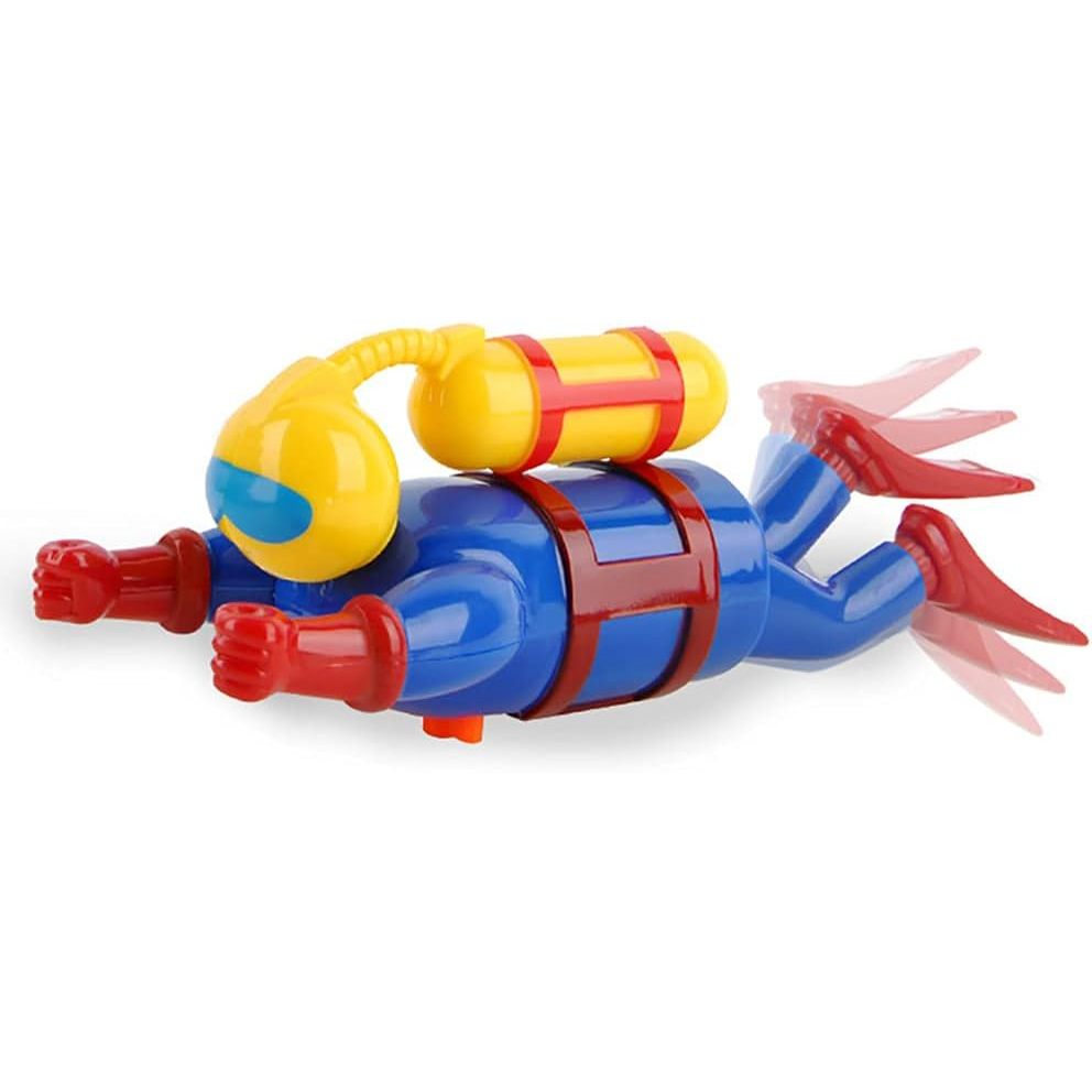 Clockwork Diver Bath Toys, Funny Diver อ่างอาบน้ํา Frogman ของเล่นว่ายน้ํา Clockwork Diver ของเล่นน้