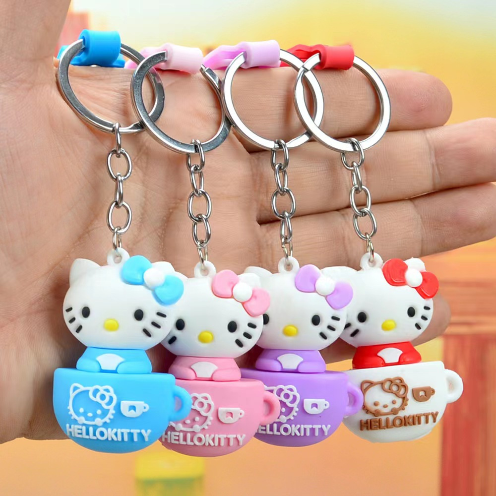 กระเป๋าเป้เด็ก จี้ พวงกุญแจ Hello Kitty พวงกุญแจ Hello Kitty กระเป๋านักเรียน พวงกุญแจ Hello Kitty