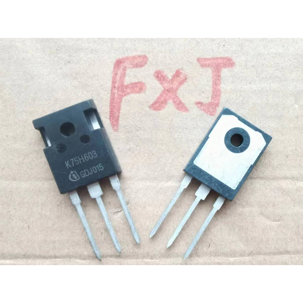 ((5 ชิ้น) K75H603 ยี่ห้อใหม่ IKW75N60H3 คลังสินค้าพร้อม TO-247 600V 75A