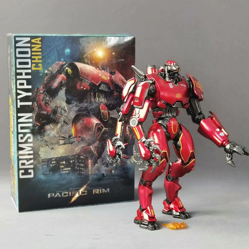 โมเดลฟิกเกอร์ Neca Crimson Typhoon Pacific Rim Striker Eureka Gipsy Avenger Articulado ของเล่นสําหรั