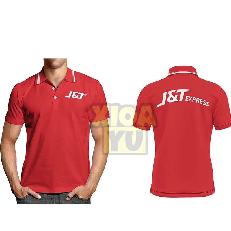เสื้อโปโล J&T Express คอปก J&T Express เนื้อผ้าสบาย