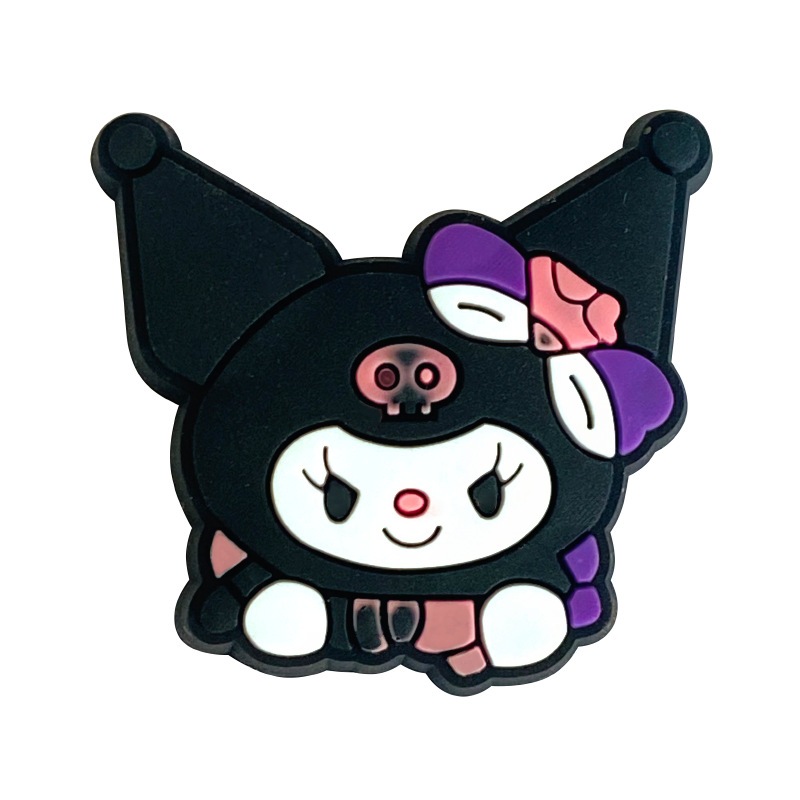 Jibbitz น่ารัก 1 ชิ้น การ์ตูน sanrio melody Kuromi Crocs เสน่ห์รองเท้า Pin อุปกรณ์เสริมตกแต่งรองเท้าแตะหัวเข็มขัดเด็กสาวของขวัญ