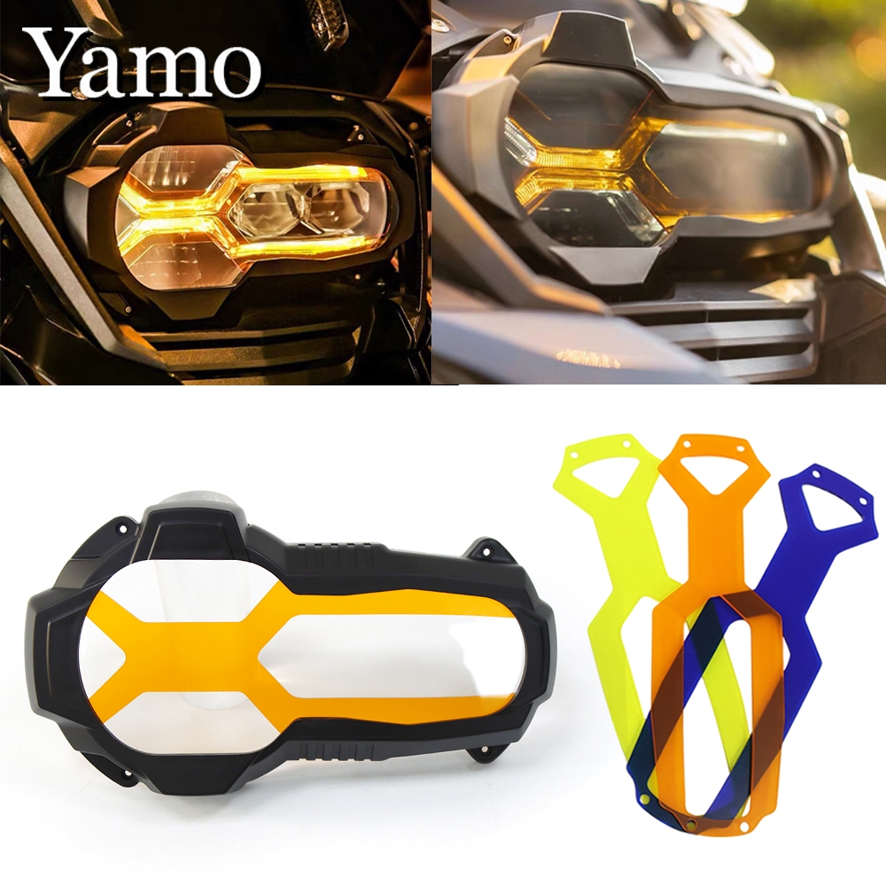 【ฟรีบอร์ดไตรรงค์】ฝาครอบป้องกันไฟหน้า สําหรับ BMW R1250GS R1200GS ADV 2014-2023 R1250GS
