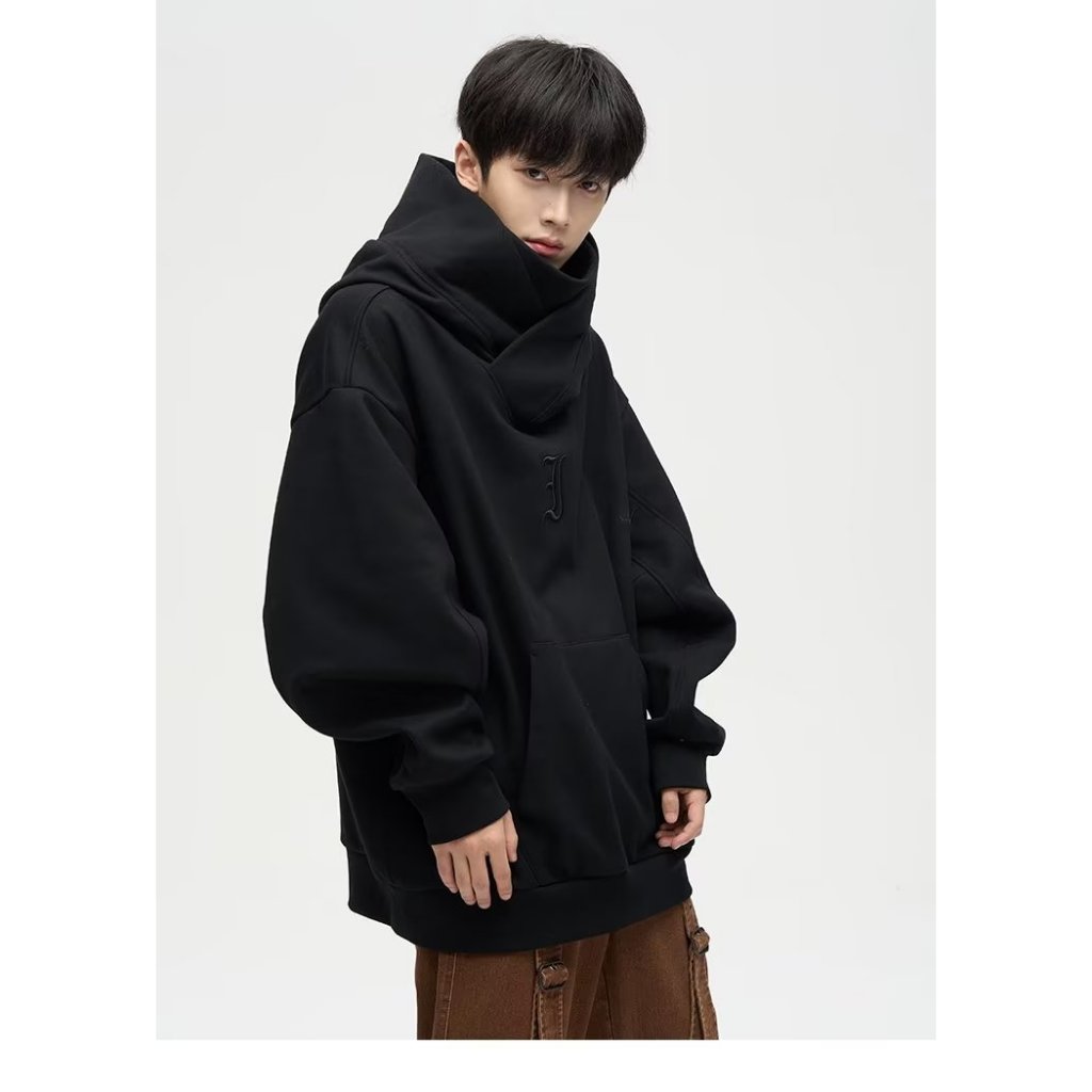 เสื้อแจ็กเก็ตกันหนาว คอเต่า มีฮู้ด อเนกประสงค์ สไตล์อเมริกัน แฟชั่นสําหรับผู้ชาย และผู้หญิง
