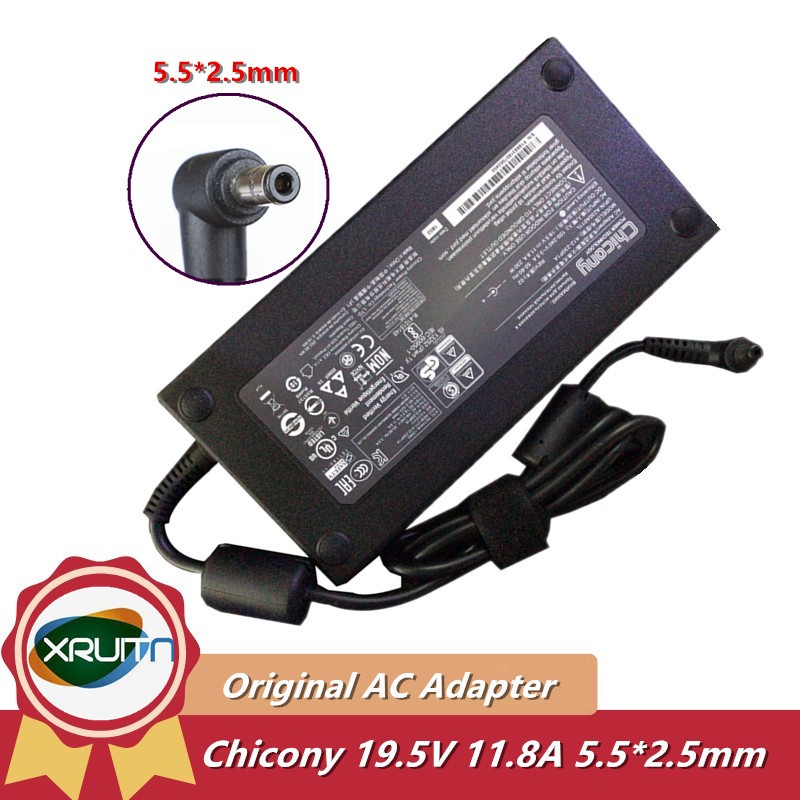 ของแท้ Chicony 19.5V 11.8A 230W A12-230P1A อะแดปเตอร์ AC 5.5*2.5 มม.สําหรับ Msi GS75 STEALTH-248 8SG