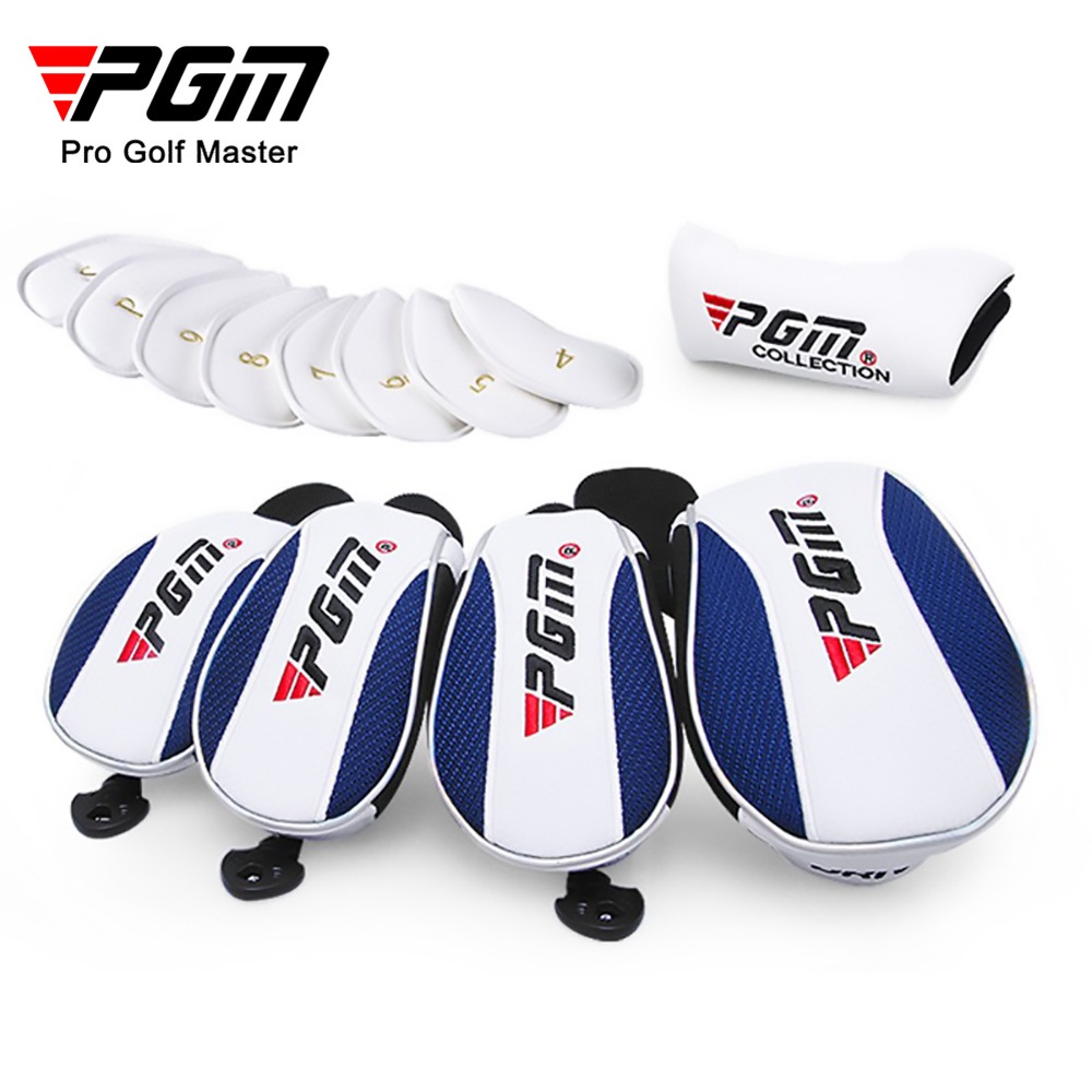 PGM GT015 ที่ครอบหัวไม้กอล์ฟ เทียบกับ ที่ครอบหัวไม้กอล์ฟรุ่นที่สอง ที่ครอบไม้ ที่ครอบไม้กอล์ฟเหล็ก ที่ครอบก้านกด