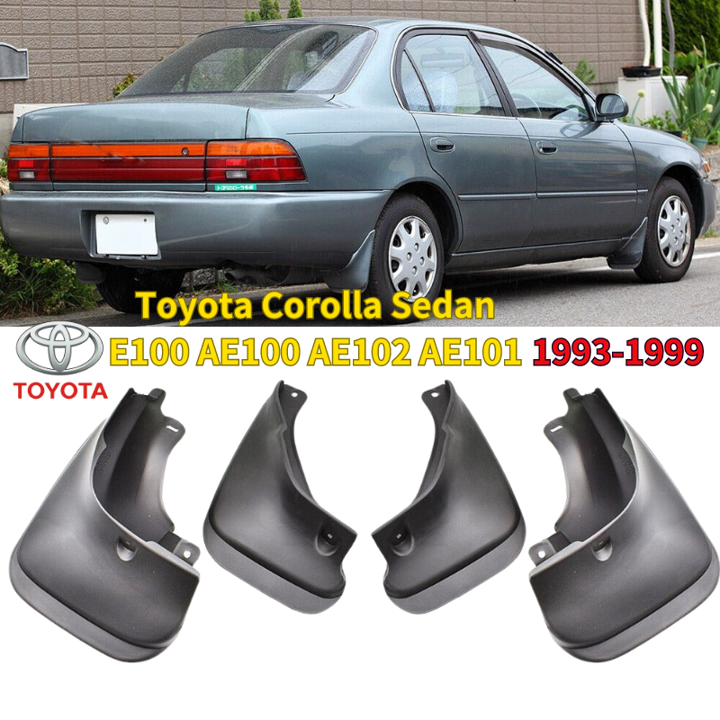 Mud Flaps Splash Guards Mudguard สําหรับ Toyota Corolla Sedan E100 AE100 AE102 AE101 1993-1999