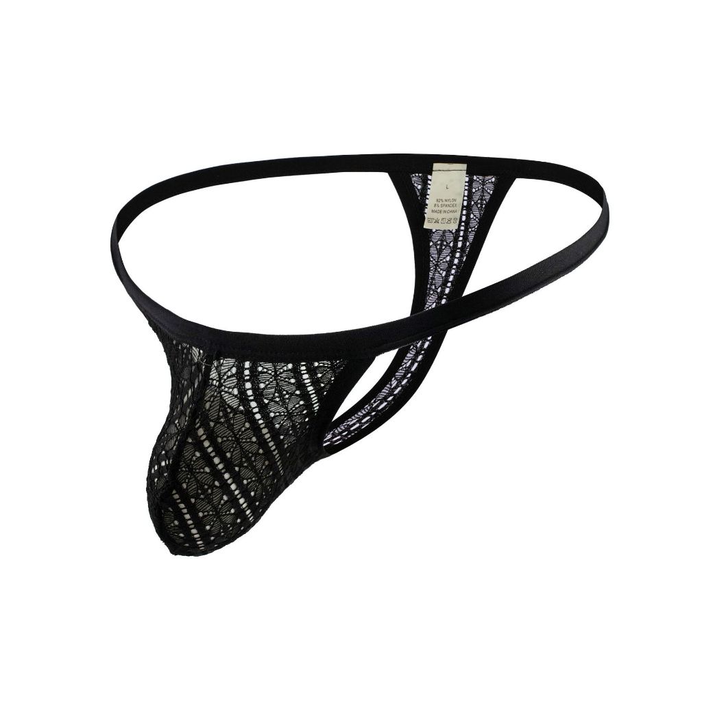 กางเกงชั้นใน เอวต่ํา ผ้าตาข่าย สุดเซ็กซี่ แบบทันสมัย สําหรับผู้ชาย