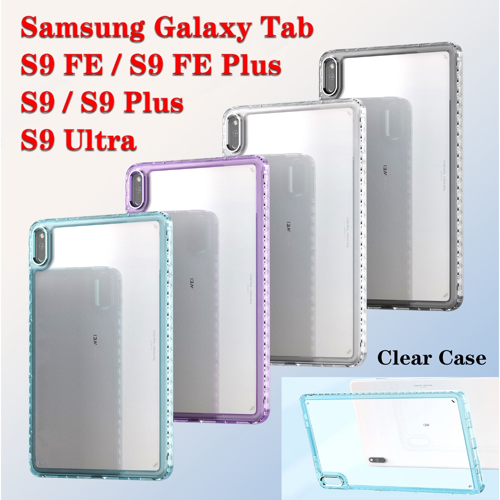 เคสแท็บเล็ต อะคริลิคใส สําหรับ Samsung Galaxy Tab S9 FE Plus S9+ FE+ Ultra 2023 SM-X610 SM-X616B SM-