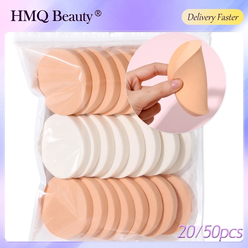 20/50 ชิ้น ใบหน้า นุ่ม แต่งหน้า เกลี่ยรองพื้น ฟองน้ําหน้า แป้ง พัฟ เครื่องสําอาง ฟองน้ํา ความงาม เครื่องมือแต่งหน้า อุปกรณ์เสริม