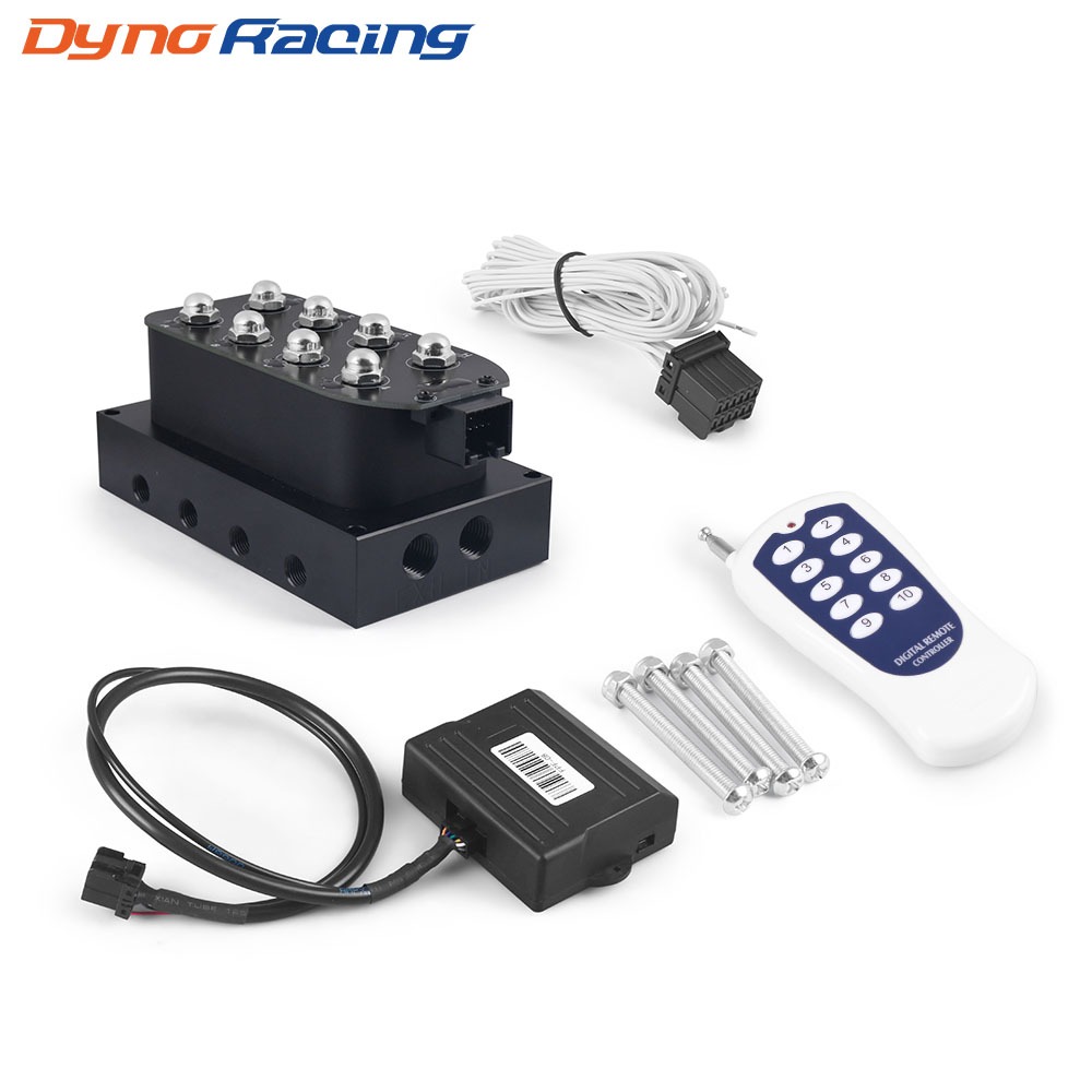 วาล์วโซลินอยด์ 12V 4 มุม พร้อมรีโมตควบคุม 10 0-300psi พร้อมคลิกขึ้นลง