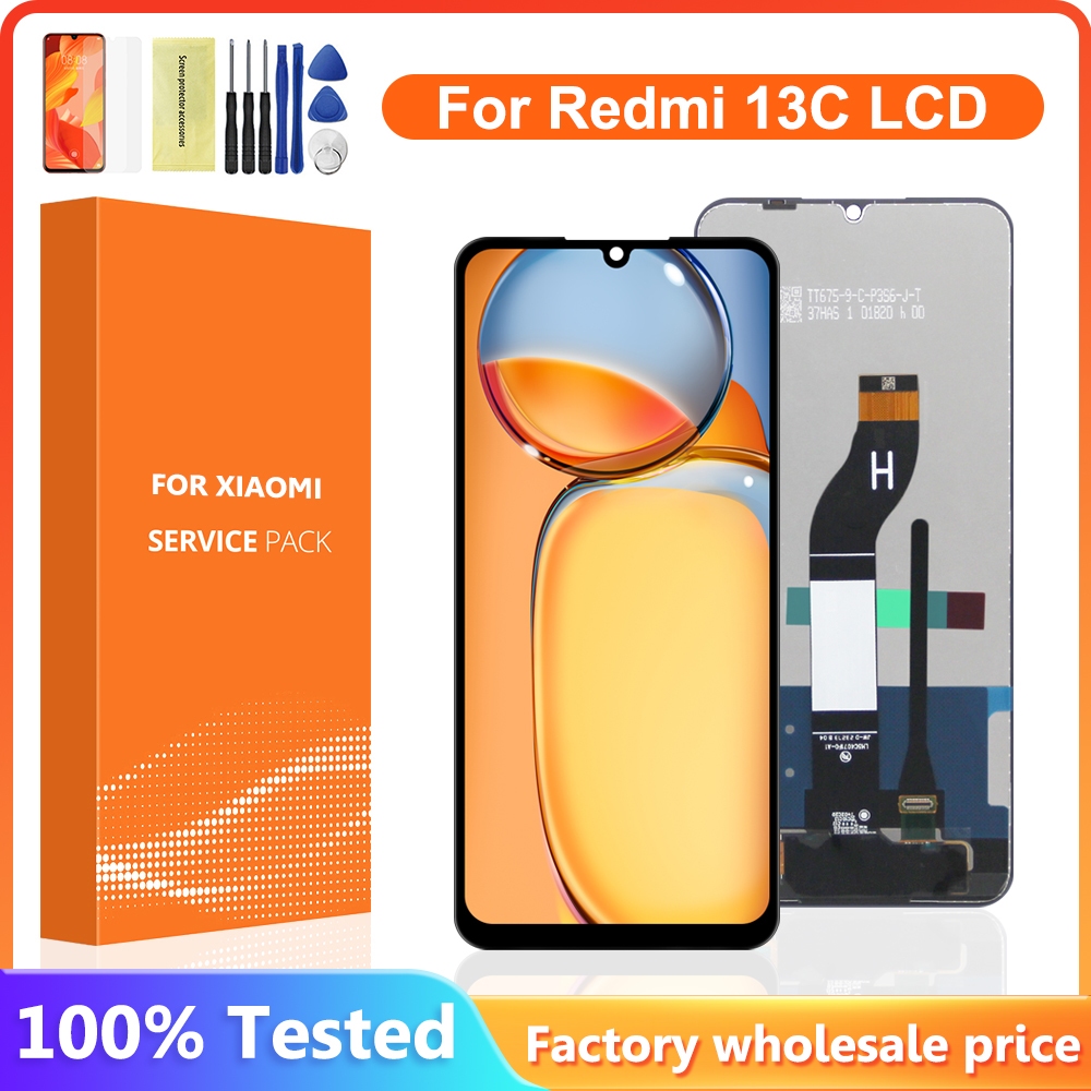 สําหรับ Xiaomi Redmi 13C 23100RN82L 23106RN0DA จอแสดงผล LCD Touch Screen Digitizer Assembly