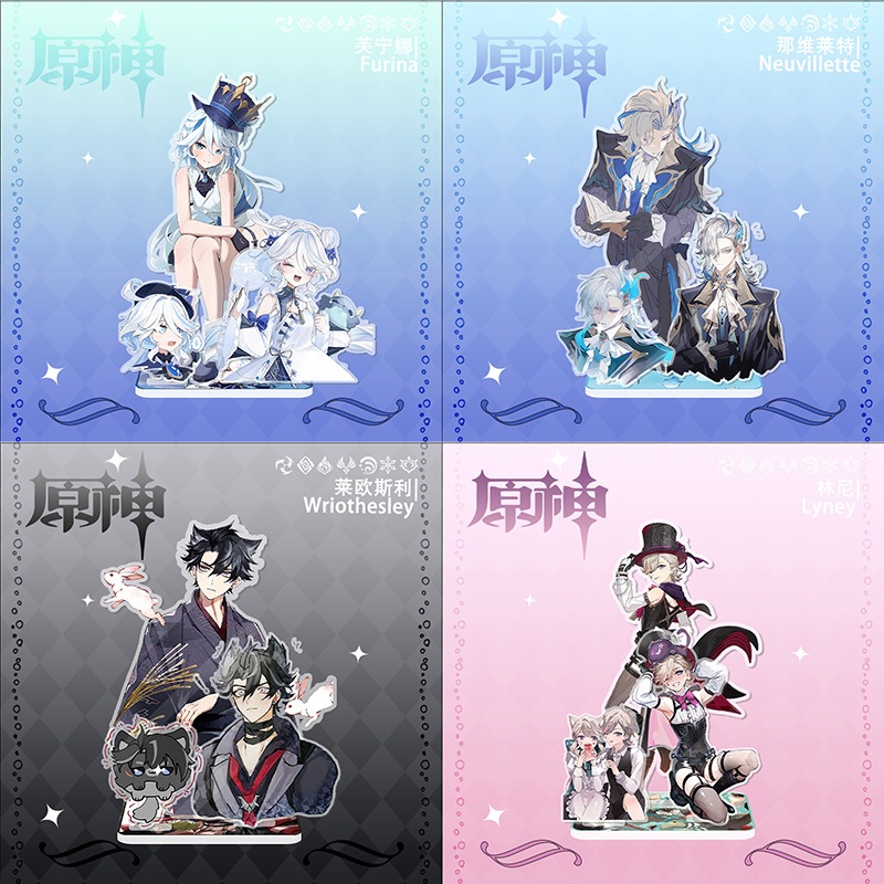 3 in 1 ฟิกเกอร์ขาตั้งอะคริลิค ของขวัญ สําหรับตกแต่งโต๊ะ