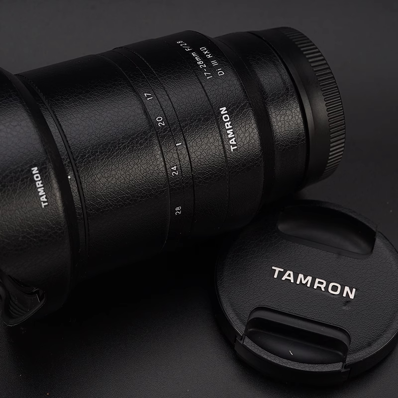 ป้องกันรอยขีดข่วนสติกเกอร์ผิวฟิล์มสําหรับ Tamron 18-300 28-75 17-70 F2.8 17-50 F4 28-200 35-150 17-28 F2.8 35 มม. เลนส์ Sony FE mount