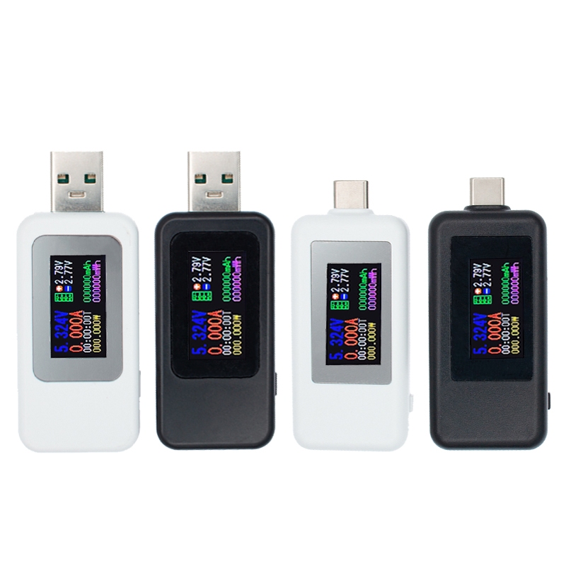 10 in 1 TYPE-C/USB Tester DC Digital Voltmeter Amperimetro Current Voltage Meter Amp Volt Ammeter Detector Power Bank Charger