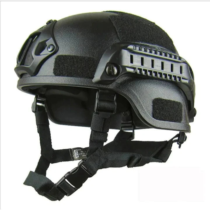 หมวกกันน็อคทหารยุทธวิธี Tactical Swat CS สายรัด ABS thumbnail 9