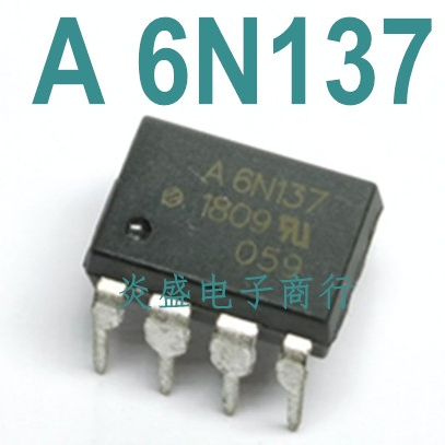 [10 ชิ้น] HCPL-6N137 ต้นฉบับนําเข้า Optocoupler A6N137 Dual Coupler In-Line DIP8 Optocoupler Isolato