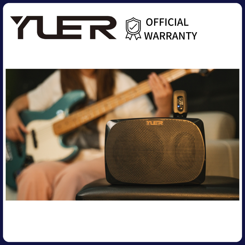 [ทางการ ] YUER Guitar Bass Amplifier 10W Desk Amp Speaker ลําโพงขยายเสียงกีตาร์ไฟฟ้า 10W บลูทูธ แบบพกพา สําหรับกีตาร์อะคูสติก เบส5.1