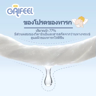 GAIFEEL ผ้าเช็ดทำความสะอาดสำหรับเด็ก ไม่ฉีกขาดง่าย ไม่เป็นขุย ผ้าเช็ดทำความสะอาดเด็กทารกสีน้ำเงิน