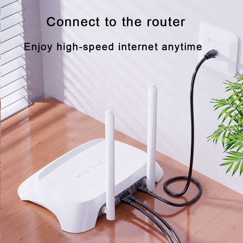 สายแลนอีเธอร์เน็ต สายแลน CAT 6 LAN ความเร็วสูง CAT6 RJ45 3 ม.-50 ม. - รูปที่ 2