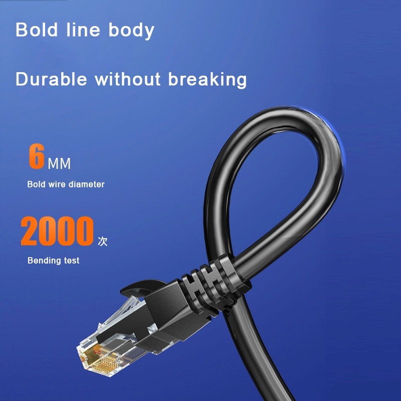 สายแลนอีเธอร์เน็ต สายแลน CAT 6 LAN ความเร็วสูง CAT6 RJ45 3 ม.-50 ม. - รูปที่ 5