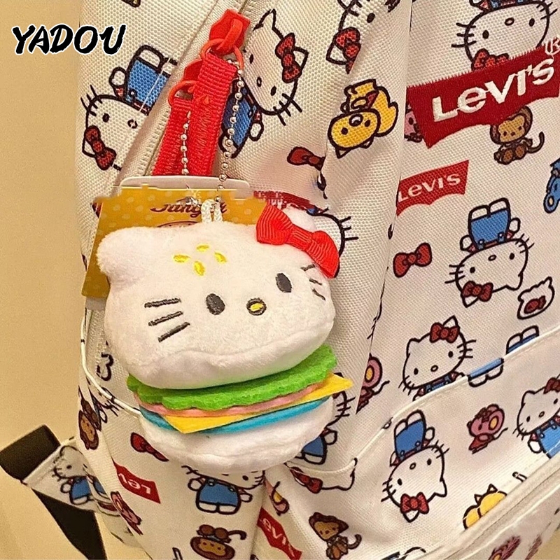 Yadou จี้ตุ๊กตา รูปแมวน่ารัก สไตล์ญี่ปุ่น สําหรับห้อยกระเป๋า