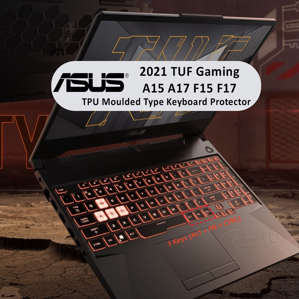 ฟิล์มซิลิโคนติดแป้นพิมพ์แล็ปท็อป กันฝุ่น กันน้ํา สําหรับ Asus TUF Gaming A15 A17 F15 F17 FX506 FA506 FX507 FA507 15.6 นิ้ว [ZK]