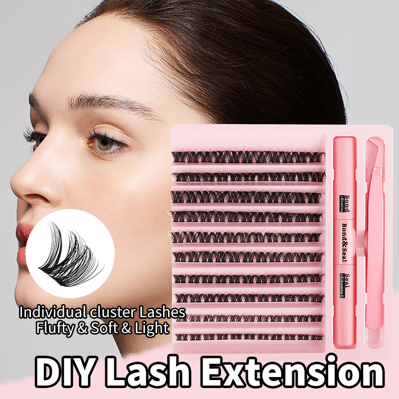 Praeclarus ชุดขนตาปลอม แฮนด์เมด 100% กันน้ํา ติดทนนาน DIY