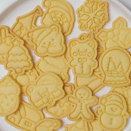 2024คริสมาสต์แม่พิมพ์คุกกี้น่ารักการ์ตูนคุกกี้ DIY คุกกี้เบเกอรี่มินิแม่พิมพ์คริสต์มาส