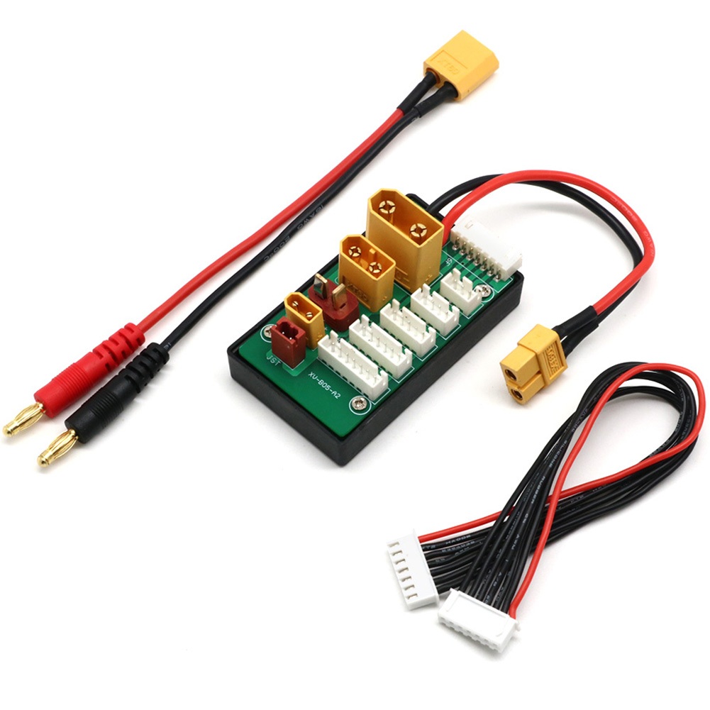 XT30 XT60 XT90 JST T Connector Lipo แบตเตอรี่ Charger Board 2-6S ชาร์จสําหรับ Imax B6 B6AC IDST Q6 L