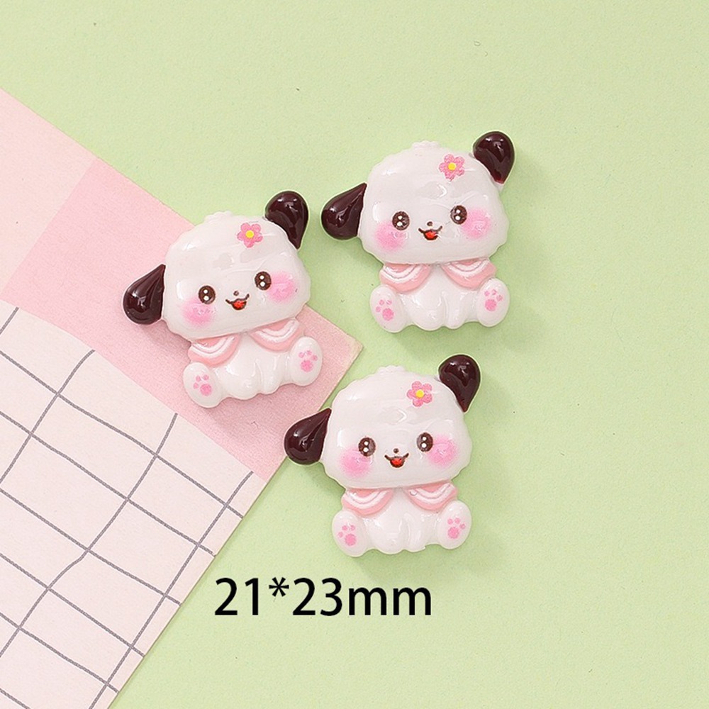 10 แพ็ค แบรนด์ใหม่ การ์ตูนน่ารัก หัวใจ ลูกสุนัข, กระดูก หลังแบน เรซิ่น สมุดภาพ DIY เครื่องประดับ งานฝีมือ อุปกรณ์ตกแต่ง