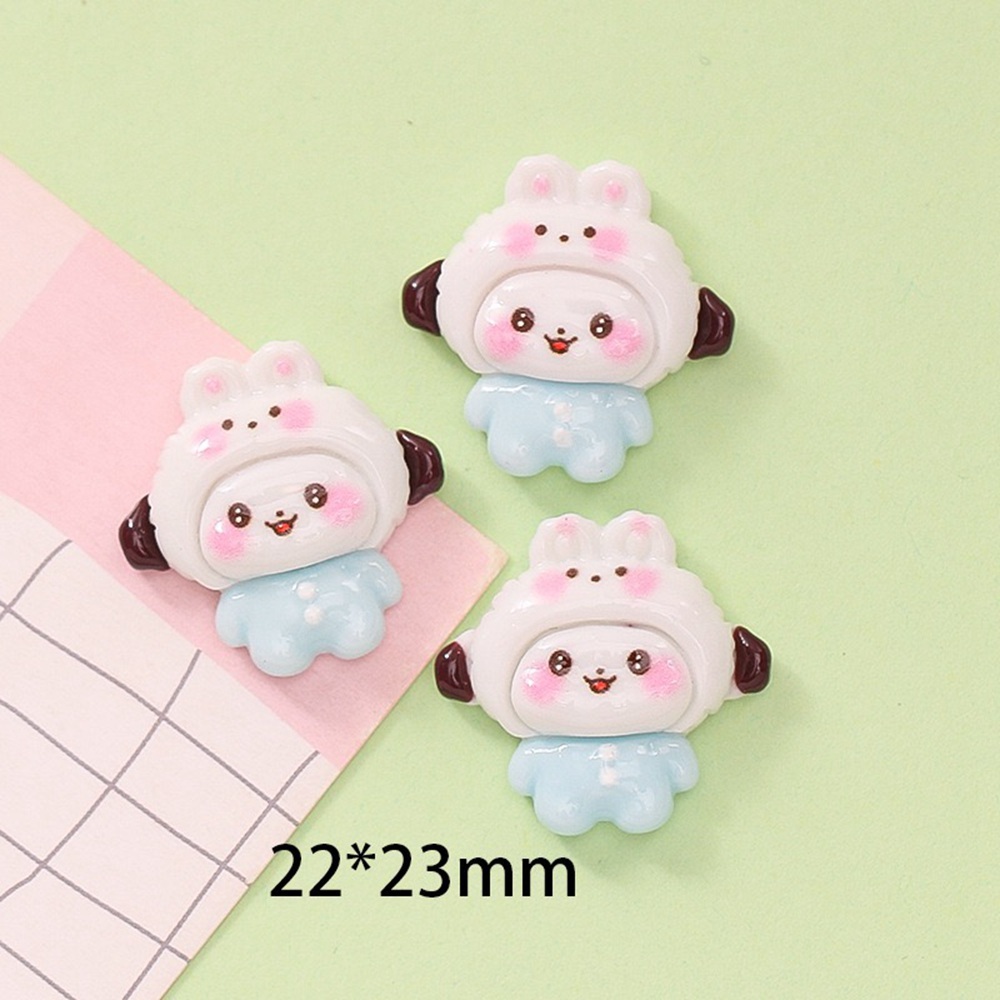 10 แพ็ค แบรนด์ใหม่ การ์ตูนน่ารัก หัวใจ ลูกสุนัข, กระดูก หลังแบน เรซิ่น สมุดภาพ DIY เครื่องประดับ งานฝีมือ อุปกรณ์ตกแต่ง