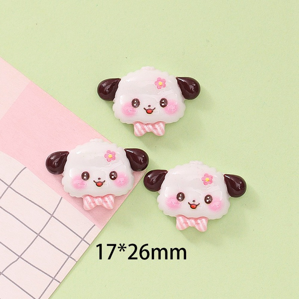10 แพ็ค แบรนด์ใหม่ การ์ตูนน่ารัก หัวใจ ลูกสุนัข, กระดูก หลังแบน เรซิ่น สมุดภาพ DIY เครื่องประดับ งานฝีมือ อุปกรณ์ตกแต่ง