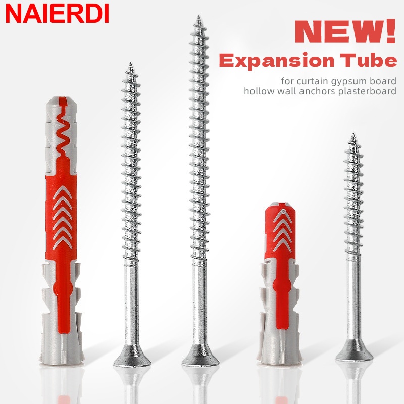 Naierdi ท่อขยายไนล่อน M8 แบบกลวง เพื่อความปลอดภัย 20 ชุด