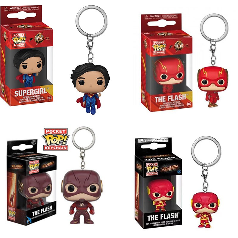 Funko pop DC พวงกุญแจแฟลชจี้รถ