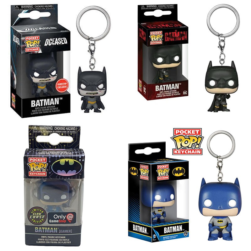 Funko pop พวงกุญแจไฟฟ้าแบทแมนอัศวินดําแบทแมน