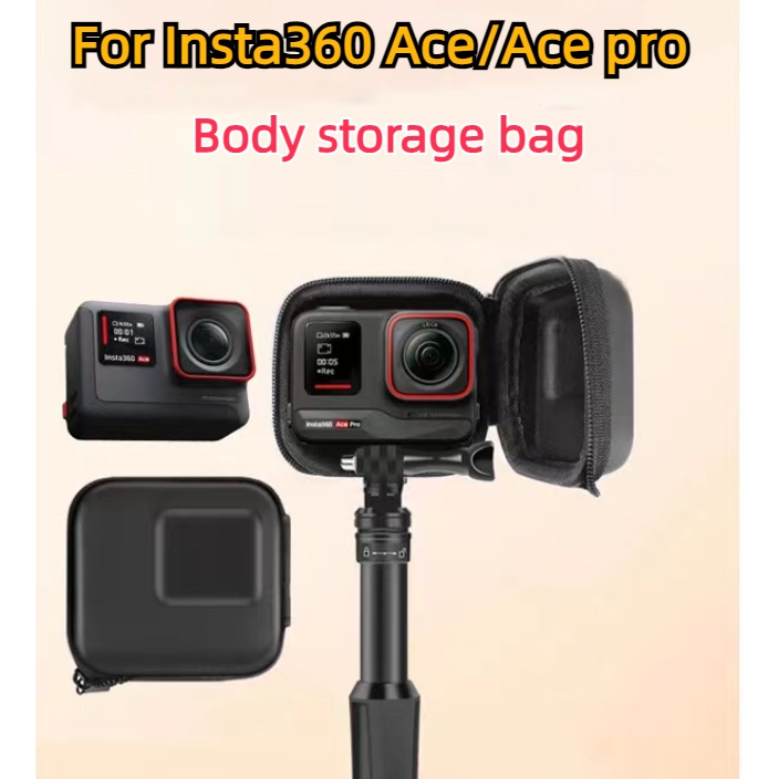 เคสกระเป๋าใส่กล้อง ขนาดเล็ก แบบพกพา กันน้ํา สําหรับ Insta360 Ace/Ace Pro